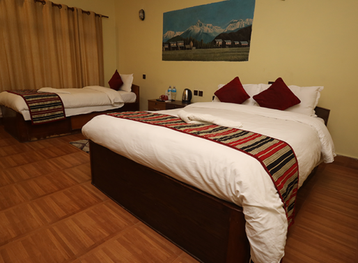 https://uniquewildresort.com.np/Deluxe Room